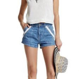 Free People Sweet Surrender High Rise Denim Shorts - NEW - Size 27